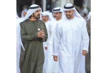 صورة في رسالة إلى محمد بن راشد من ذياب بن محمد: نستلهم منكم الدافع لطموحات عظيمة