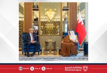 صورة سمو ولي العهد رئيس مجلس الوزراء يستقبل سفير دولة إسرائيل لدى مملكة البحرين بمناسبة انتهاء فترة عمله