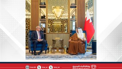 صورة سمو ولي العهد رئيس مجلس الوزراء يستقبل سفير دولة إسرائيل لدى مملكة البحرين بمناسبة انتهاء فترة عمله