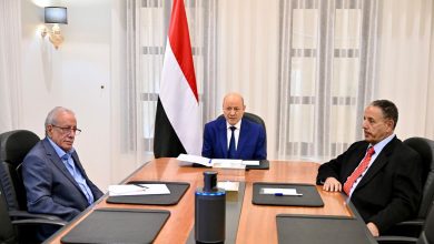 صورة الرئيس يؤكد الالتزام بالمطالب المشروعة لأبناء حضرموت ويتحدث عن خطة تطبيع الأوضاع