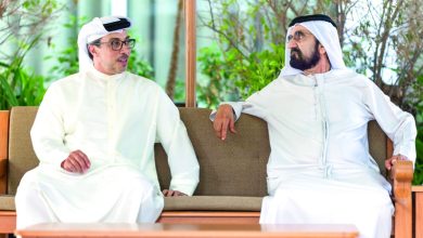 صورة محمد بن راشد يلتقي منصور بن زايد ويبحثان سبل تعزيز مسيرة التنمية في الإمارات