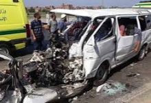 صورة مأساة على طريق لحج.. مصرع 7 أشخاص في تصادم مروّع بين شاحنتين