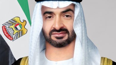صورة رئيس الدولة يهنئ قادة أذربيجان وأرمينيا باتفاق السلام التاريخي