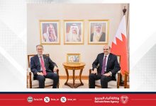 صورة وزير الشؤون القانونية يستقبل سفير الولايات المتحدة‎ الأمريكية لدى مملكة البحرين