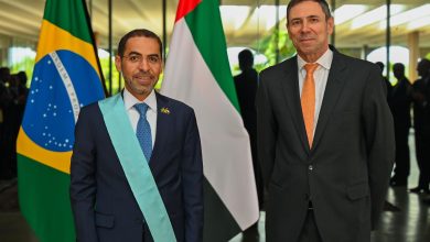 صورة البرازيل تمنح سفير الإمارات أرفع الأوسمة البرازيلية
