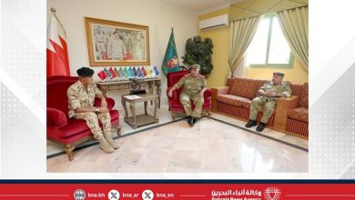 صورة سمو رئيس الحرس الوطني يستقبل رئيس هيئة أركان قوة دفاع البحرين