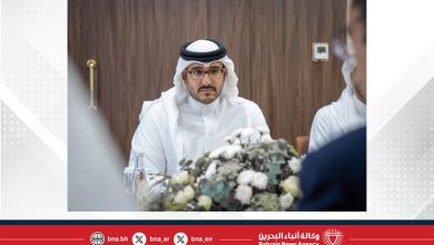صورة في إطار متابعة البرامج الحكومية ذات الأولوية التي أقرها مجلس الوزراء وتشرف عليها اللجنة التنسيقية.. سمو الشيخ عيسى بن سلمان بن حمد يزور وزارة شؤون البلديات والزراعة ووزارة الإعلام