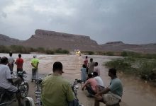 صورة حضرموت تشهد سيولاً وأمطاراً غزيرة مع توقعات باستمرارها لثلاثة أيام قادمة