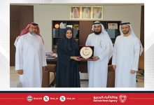 صورة رئيس مجلس الأوقاف السنية يستقبل وفدًا من مؤسسة الأوقاف وإدارة أموال القصر بدبي