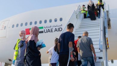 صورة الإمارات تُنفذ إخلاءً طبياً عاجلاً لـ155 من المصابين والمرضى من غزة برفقة ذويهم