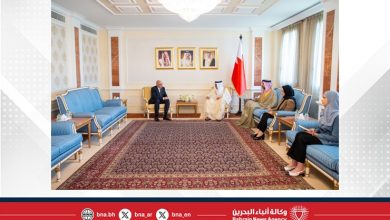 صورة وزير الخارجية يستقبل سفير جمهورية أوكرانيا لدى مملكة البحرين والمقيم في أبوظبي بمناسبة انتهاء فترة عمله