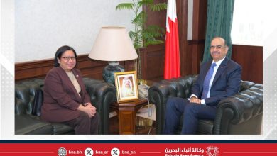 صورة وزير الشؤون القانونية وزير العمل بالوكالة يستقبل سفيرة جمهورية الفلبين لدى مملكة البحرين