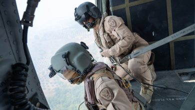 صورة فريق الإنقاذ الإماراتي يواصل عمليات إخماد حرائق الغابات في ألبانيا