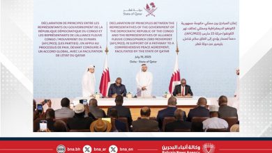 صورة مسودة اتفاق سلام برعاية قطر بين حكومة الكونغو الديمقراطية ومتمردي (إم23)