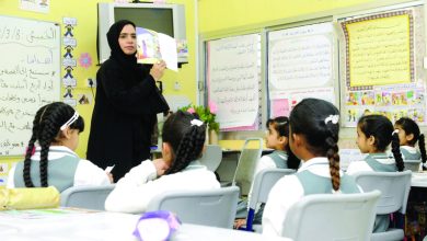 صورة حصة لغة عربية يومياً لطلبة رياض الأطفال في أبوظبي