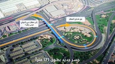 صورة «طرق دبي» ترسي عقد مشروع توسعة الجسر المؤدي للمبنى رقم «1» لمطار دبي الدولي