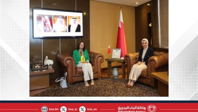 صورة وزيرة شؤون الشباب تستقبل القائم بأعمال سفارة الجمهورية اللبنانية لدى مملكة البحرين