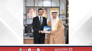 صورة وزير شؤون البلديات والزراعة يستقبل رئيس وأعضاء جمعية البحرين لتسامح وتعايش الأديان “تعايش”