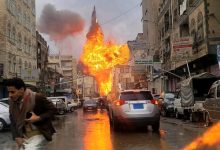 صورة ما بعد اطلاق صاروخ الحوثيين ''العنقودي''.. تحول خطير في المواجهة و إسرائيل تُصعد في اليمن