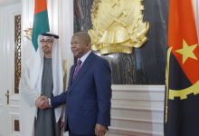 صورة رئيس الدولة ورئيس أنغولا يشهدان تبادل اتفاقية الشراكة الاقتصادية الشاملة وإعلان عدد من مذكرات التفاهم والاتفاقيات بين البلدين