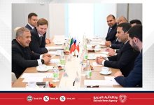 صورة رئيس جمهورية تتارستان الروسية يستقبل وزير النفط والبيئة