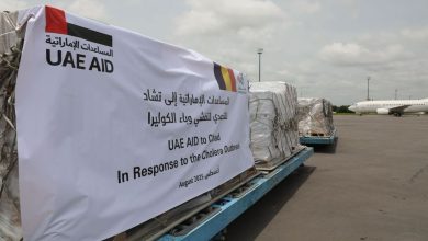 صورة حكومة جمهورية تشاد تتسلم المساعدات الإماراتية الطبية للتصدي لتفشي وباء الكوليرا