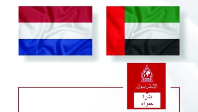 صورة الإمارات تسلم مطلوباً للسلطات الهولندية