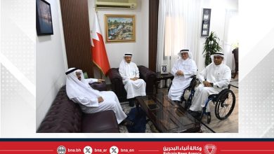 صورة محافظ الشمالية يستقبل أعضاء جمعية المحفزين البحرينية لذوي الإعاقة