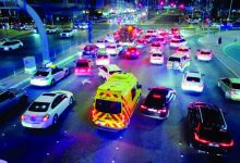 صورة 1000 درهم و6 نقاط مرورية غرامة التوقف في منتصف الطريق