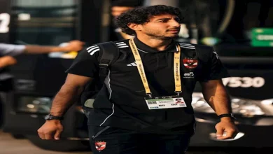 صورة أول رد فعل من محمد هاني بعد طرده في مباراة الأهلي وفاركو بالدوري