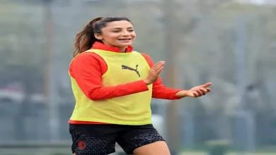 صورة لاعبة ميلان لمصراوي: وظيفتي في الطب عظيمة وربما أسافر لغزة لمساعدة الف