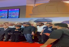 صورة عمرو يوسف ودينا الشربيني.. نجوم فيلم “درويش” يحتفلون بالعرض الخاص