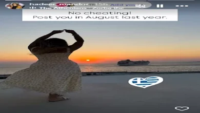 صورة 4 صور لزوجة عمرو السولية وبناته في المصيف