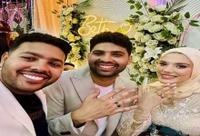 صورة محمد شاهين يحتفل بخطوبة شقيقه أحمد.. صورة