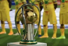 صورة حكم مصري يدير مباراة أنجولا والكونغو في بطولة أمم أفريقيا للمحليين