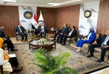 صورة وزير البترول يبحث مع “إنرجوس” العالمية التعاون القائم في سفن التغييز