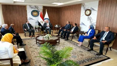 صورة وزير البترول يبحث مع “إنرجوس” العالمية التعاون القائم في سفن التغييز
