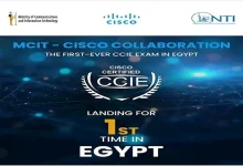 صورة وزارة الاتصالات وشركة سيسكو تطلقان أول معمل متنقل في مصر لشهادة  CCIE