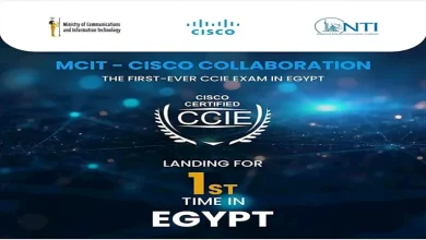 صورة وزارة الاتصالات وشركة سيسكو تطلقان أول معمل متنقل في مصر لشهادة  CCIE