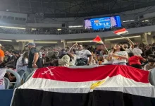 صورة حضور جماهيري كبير في مباراة مصر وإسبانيا بربع نهائي كأس العالم لكرة ال