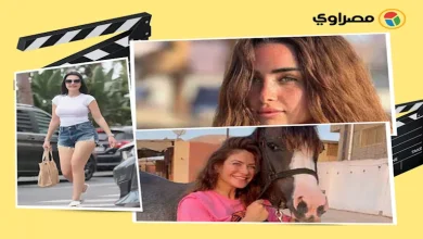 صورة دينا فؤاد بهوت شورت وهيدي كرم بجانب الحصان.. لقطات لنجوم الفن خلال 24