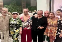 صورة ليلى علوي وإلهام شاهين مع سعد لمجرد في إحدى السهرات والجمهور يعلق (صور