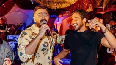 صورة أحمد مالك وهدى المفتي يظهران معا بحفل تامر حسني بالساحل الشمالي (صور)
