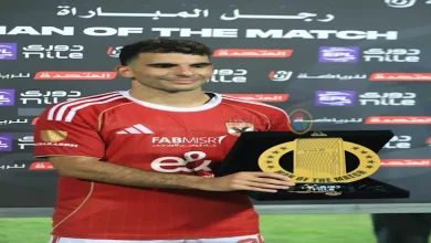 صورة أول تعليق من زوجة أحمد زيزو بعد حصوله على جائزة رجل مباراة فاركو