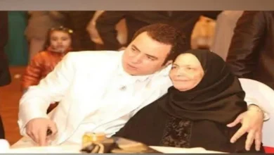 صورة وفاة والدة الفنان صبحي خليل