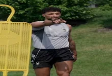 صورة 10 صور ترصد الظهور الأول لوسام أبو علي بتدريبات كولومبوس كرو الأمريكي