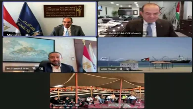 صورة للربط مع مصر..  إنزال الكابل البحري عالى السعة في مدينة العقبة بالإردن