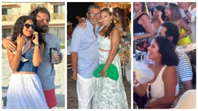 صورة 20 صورة لنجوم الفن مع زوجاتهم في الساحل الشمالي