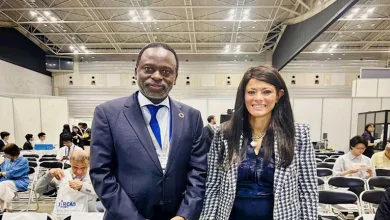 صورة بمؤتمر طوكيو.. وزيرة التخطيط تناقش فُرص التعاون المشترك مع رئيس جامعة