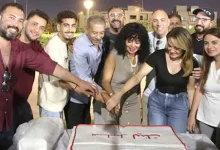 صورة بالصور| رانيا يوسف وسيد رجب يحتفلان ببدء تصوير مسلسل “لينك”